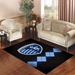 kansas city sporting logo 2 living room carpet rugs area rug for living room bedroom rug home decor