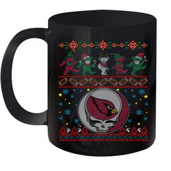 arizona cardinals christmas grateful dead jingle bears football ugly sweatshirt mug 11oz