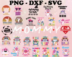 baby shark mommy svg, bundles mother day svg, png,dxf,...