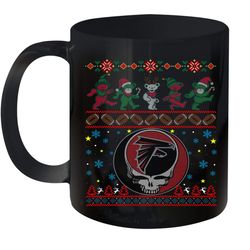 atlanta falcons christmas grateful dead jingle bears football ugly sweatshirt mug 11oz