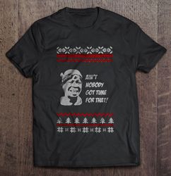 aint nobody got time for that sweet brown christmas sweater shirt