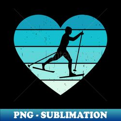 i love cross-country skiing winter sports coach - premium png sublimation file - spice up your sublimation projects