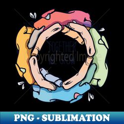 together we grow - aesthetic sublimation digital file - stunning sublimation graphics