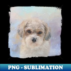 white bolonka dog 02 - instant sublimation digital download - add a festive touch to every day