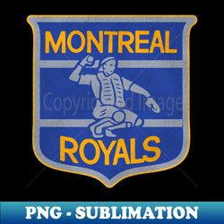 defunct montreal royals crest baseball team - creative sublimation png download - unleash your creativity
