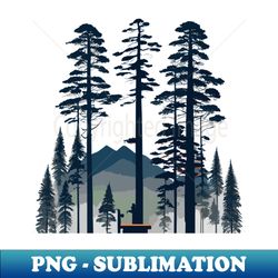 rambo and forest trees - png transparent sublimation design - spice up your sublimation projects