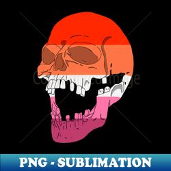 human skull - lesbian - premium sublimation digital download - revolutionize your designs