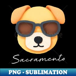 sacramento dog - instant png sublimation download - spice up your sublimation projects
