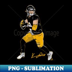 kenny pickett superstar pose - artistic sublimation digital file - stunning sublimation graphics