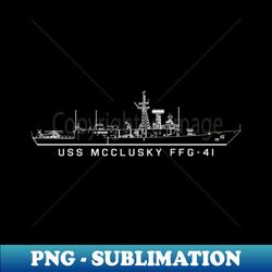 mcclusky ffg-41 oliver hazard perry-class frigate ship blueprint schematic gift - png transparent sublimation file - defying the norms