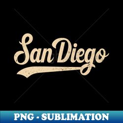 san diego city california vintage - creative sublimation png download - enhance your apparel with stunning detail