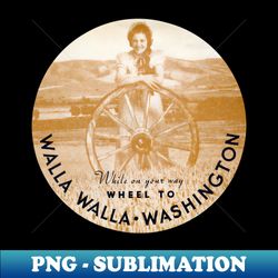 1940s walla walla washingon - instant png sublimation download - unleash your creativity