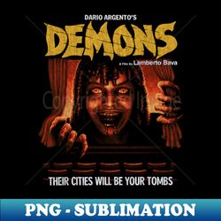 demons dario argento italian horror - digital sublimation download file - spice up your sublimation projects