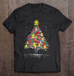 Autism Awareness Christmas Tree TShirt Gift