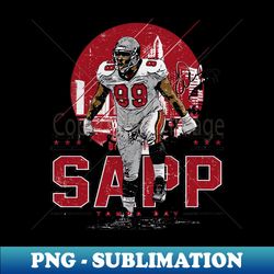 Warren Sapp Tamba Bay Skyline - Exclusive PNG Sublimation Download - Fashionable and Fearless