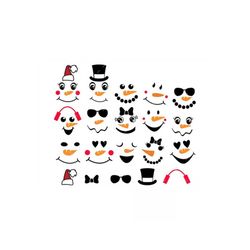 snowman face svg, png, cricut, snowman svg, christmas svg, snowman face png, snowman cut file, cute snowman