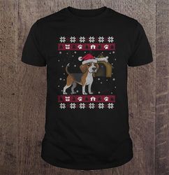 beagle merry christmas gift top