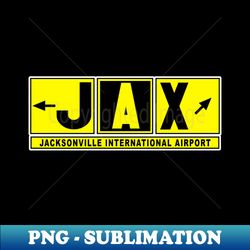 jax jacksonville international airport code pilot design - exclusive sublimation digital file - bold & eye-catching