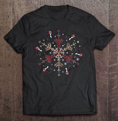 boston terrier santa hat snowflakes christmas shirt