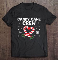 candy cane crew candy cane heart christmas shirt