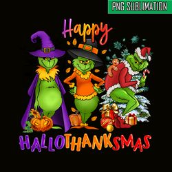 happy hallothanksmas png