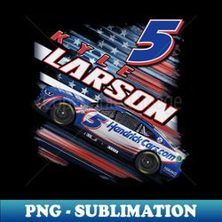 kyle larson patriotic - retro png sublimation digital download - perfect for sublimation mastery