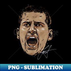 nikola jokic denver scream - trendy sublimation digital download - vibrant and eye-catching typography