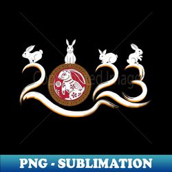 year of the rabbit chinese zodiac chinese new year 2023 - elegant sublimation png download - instantly transform your sublimation projects