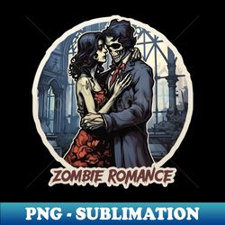 zombie romance - signature sublimation png file - capture imagination with every detail