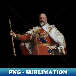 king edward vii portrait - luke fildes - trendy sublimation digital download - perfect for personalization