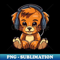 baby lion - sublimation-ready png file - fashionable and fearless