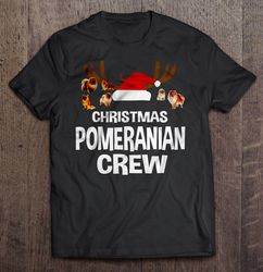 Christmas Pomeranian Crew Shirt