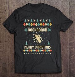cockroach merry christmas gift tshirt
