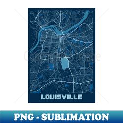 Louisville - Kentucky Peace City Map - Digital Sublimation Download File - Perfect for Sublimation Mastery