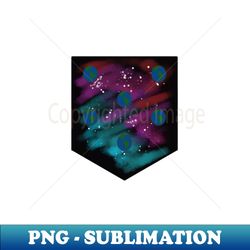 galaxy pocket print - stylish sublimation digital download - unleash your inner rebellion