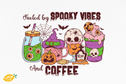 coffee halloween quote png  ,halloween png, cute halloween, cute halloween svg,funny halloween 04