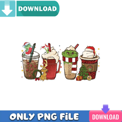 grinch chocolate coffee png perfect sublimation design download