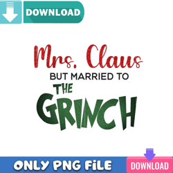 grinch christmas married png perfect sublimation design download