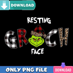 grinch face new png perfect sublimation design download