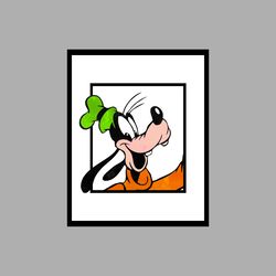 goofy disney art print digital files nursery room watercolor