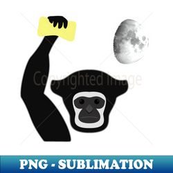 waxing gibbon - waxing gibbous - stylish sublimation digital download - defying the norms