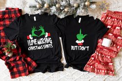 love matching christmas shirts t-shirt, but i don't shirt, funny couples matching christmas tee, sarcastic hoodie iu-4