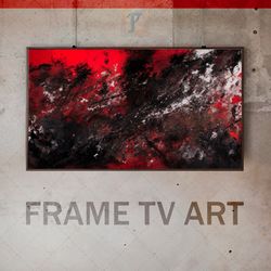 samsung frame tv art digital download, frame tv art abstraction, frame tv art modern, jackson pollock style, expressive