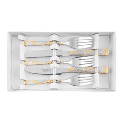 Alpen Berg Fruit Knife & Fork, 12-Pack, YY001