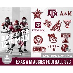 digital download, texas a&m aggies svg, texas a&m aggies png, texas a&m aggies logo, texas a and m aggies svg