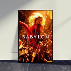 babylon movie canvas wall art, room decor, living room decor, art canvas for gift, vintage movie canvas, movie print dec