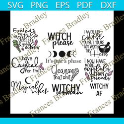 witch and crystal svg bundle, trending svg, witch svg, witchy svg, crystal svg, crystal ball svg, witchy woman svg, witc