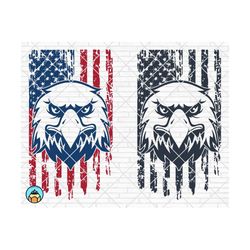 Distressed American Eagle Flag SVG | USA Flag Svg | 4th July Svg | Eagle USA Svg | Patriotic Flag Svg | Distressed Flag Svg | Eagle Flag Svg