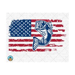 bass fishing flag svg | fishing distressed flag svg | america fishing svg | fishing flag svg | usa fishing flag svg