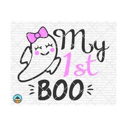 my first boo svg, cute ghost svg, halloween shirt svg, pumpkin svg, thanksgiving svg, fall svg, autumn svg, cricut, silhouette, png